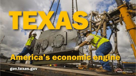 德州九月新增非农就业4万，过去12个月新增就业全美第一！